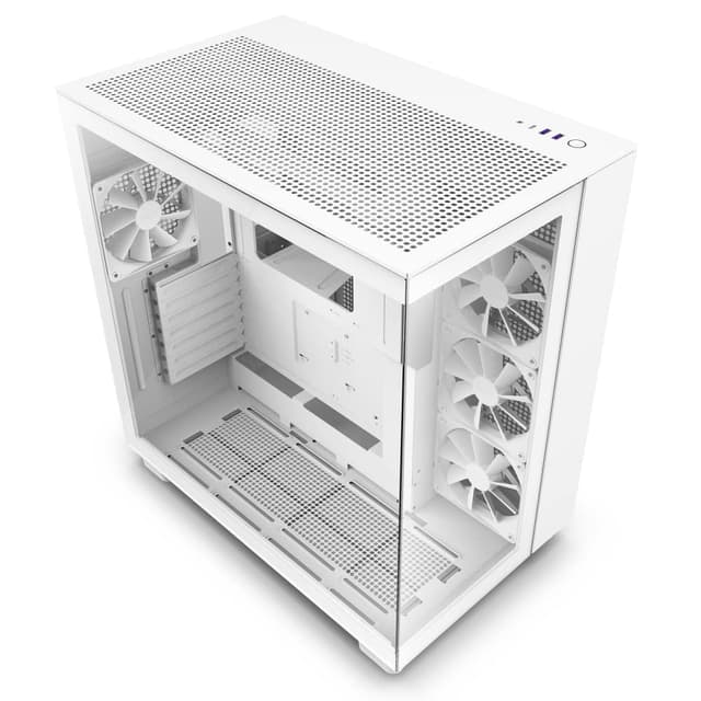 NZXT H9 Flow Dual-Chamber ATX Mid-Tower PC Gaming Case CM...