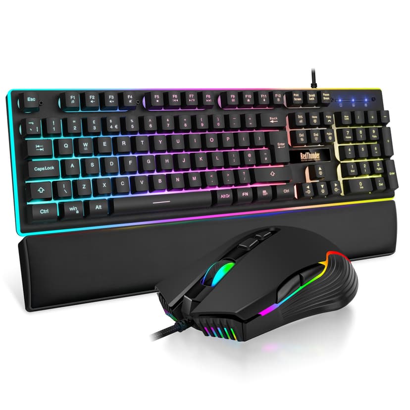 RedThunder K10 Wired Gaming Keyboard and Mouse Combo Review UK 2026