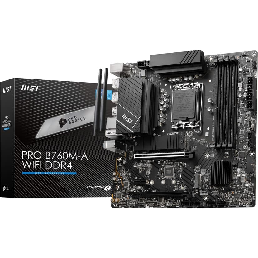 best motherboard for i5-14600k - MSI PRO B760M-A WIFI DDR4
