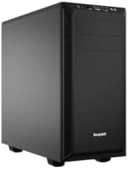 be quiet! Pure Base 600 Black PC case, 2X Pure Wings 2 fans, radiators up to 360mm, 3-stage fan control