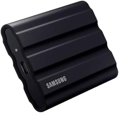 Samsung T7 Shield Portable SSD 2 TB - USB 3.2 Gen.2 External SSD Black (MU-PE2T0S/EU)