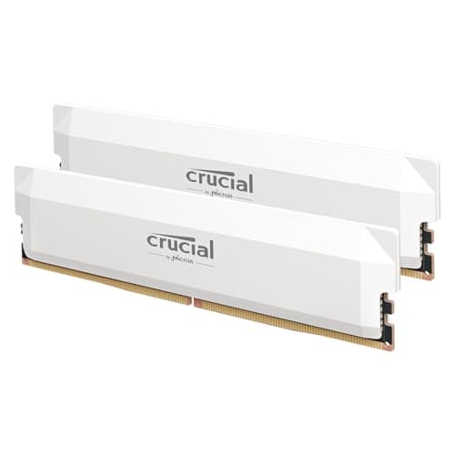 Crucial Pro DDR5 64GB 6400MHz CL40 Review (White) | CP2K32G64C40U5W