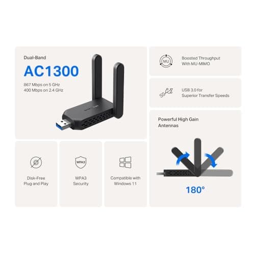 MERCUSYS MA32H TP-Link AC1300 3.0 USB Review UK 2026