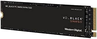WD_BLACK SN850 1TB M.2 2280 PCIe Gen4 NVMe Gaming SSD up to 7000 MB/s read speed