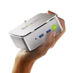 GMKtec (3-year warranty AMD Ryzen 5 Mini-PC 3500U (more powerful than 4300U/N150/N100/N95 4C/8T 4.50 GHz), G10 Mini-Computer, 16GB DDR4 RAM 3200MHz + 512GB PCIe 3.0x4 SSD, WiFi 5/USB 3.2/USB-C/BT 5.0