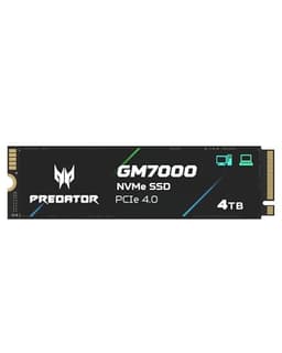 Acer Predator GM7000 4TB SSD, PCIe Gen4x4 NVMe M.2 SSD with DRAM Cache, Up to 7400 MB/s, PCIe 4.0 Internal Gaming Solid State Drive for PS5 Storage Expansion