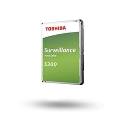 Toshiba 10TB S300 Surveillance HDD - 3.5' SATA Internal Hard Drive Supports up to 64 HD cameras at a 180TB/Year workload (HDWT720UZSVA)