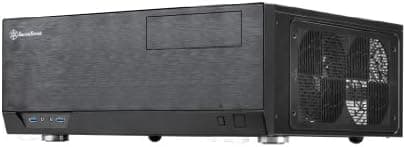 SilverStone SST-GD09B - Grandia HTPC ATX Computer Case, Silent High Airflow Performance, black