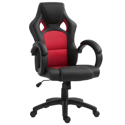 Vinsetto Gaming Chair Faux Leather Swivel Computer Racing
