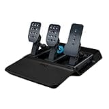Logitech G PRO Racing Pedals - Racing Simulator Pedals with 100kg Load Cell Brake, Fully Customisable, Swappable Springs & Elastomers, Modul