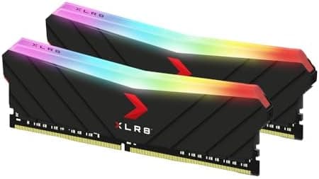 PNY XLR8 Gaming EPIC-X RGB DDR4 3200MHz 32GB (2x16GB) Desktop Memory Dual Pack Black