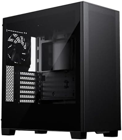Phanteks XT Pro ATX Mid-Tower PC Case – Black, Tempered Glass Side Panel, High Airflow Mesh Front, E-ATX Support