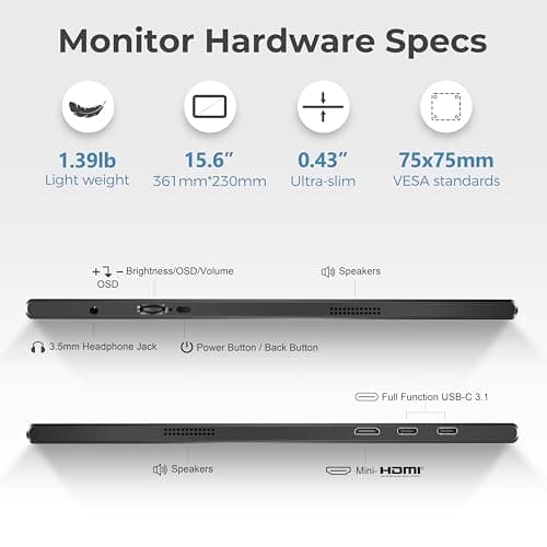 UFYQL 15.6" Portable Monitor Review UK 2026