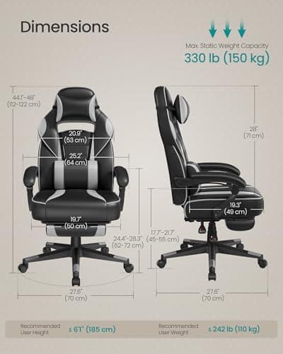 SONGMICS OBG073BH08 Racing Gaming Chair Review: Honest Verdict