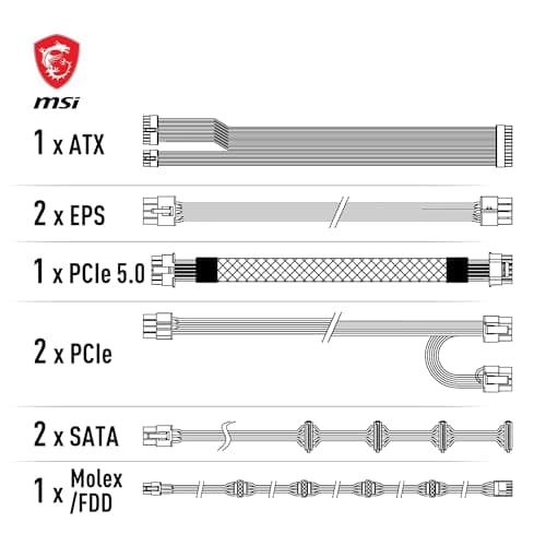 MSI MAG A850GL PCIE5 WHITE Review UK (2026) - Specs and Verdict