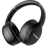 RUNOLIM Hybrid Active Noise Cancelling Headphones, Wireless Bluetooth Headphones with Microphone, 70H Playtime, Foldable Wireless Headphones