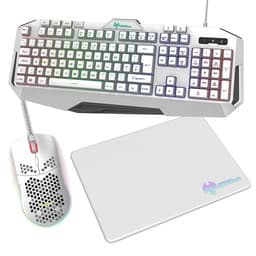 AWD-IT Nebula V2 Gaming Bundle 7 Colour LED RGB Keyboard...