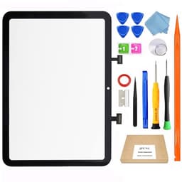 JPUNG for iPad 10 (10th Generation) A2696 A2757 A2777 Screen Replacement Digitizer Touch Glass Kits, for 2022 iPad 10th Gen 10.9 Inch, Full Repair Sets [TouchID Work, Without LCD]