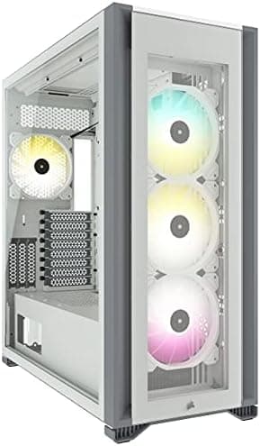 Corsair iCUE 7000X RGB Full Tower ATX PC Case, White