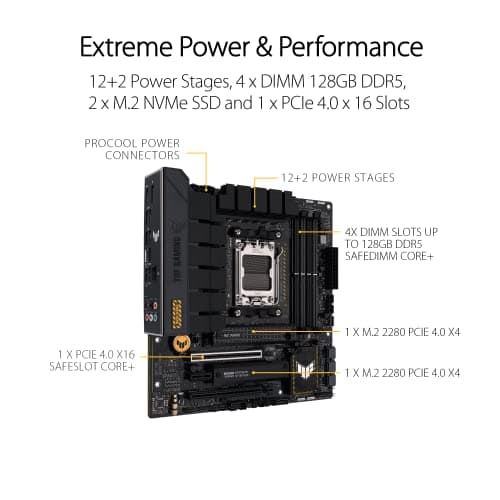 ASUS TUF GAMING B650M-PLUS Review: Best AM5 Micro-ATX Board?