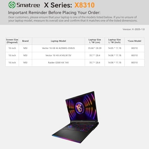Smatree Hard EVA Sleeve Case Review: MSI Raider GE68 HX Fit