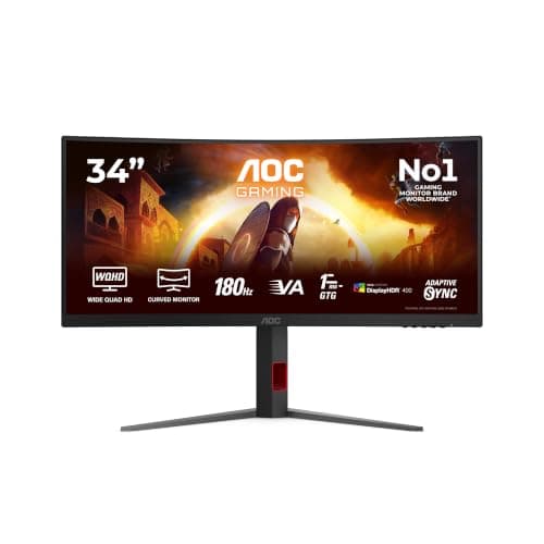 AOC CU34G4CA 34 inch UW-QHD Monitor Curved Review UK (2026) - Specs, Image Quality & Value