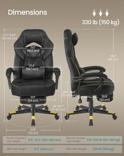 SONGMICS OBG077BH20 Gaming Chair Review 2026 UK