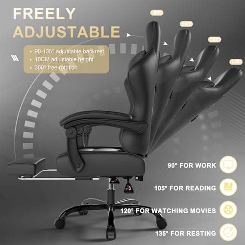 TRIUMPHKEY Gaming Chair Massage Lumbar Review 2026