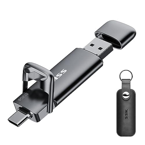 SSK 512GB USB C Drive Review: Dual Connector, Real Gen 2 Speed