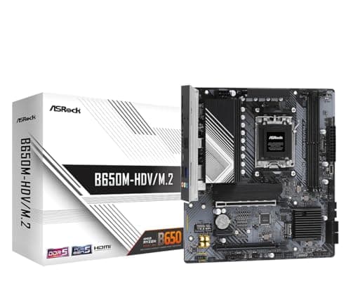 ASRock B650M-HDV/M.2, AMD B650, AM5, Micro ATX: image 1 of 4