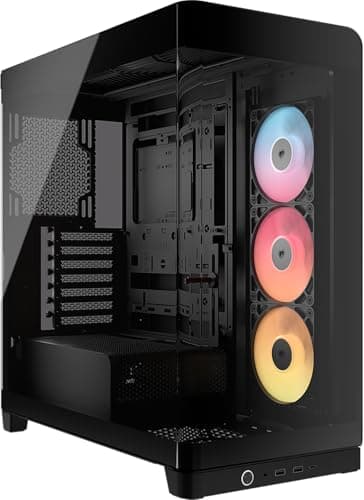 best pc cases for msi geforce rtx 5070 ti gaming trio oc performance value for uk gamers in 2025 - CORSAIR FRAME 4500X RS-R ARGB Panoramic Glass Mid-Tower PC Case