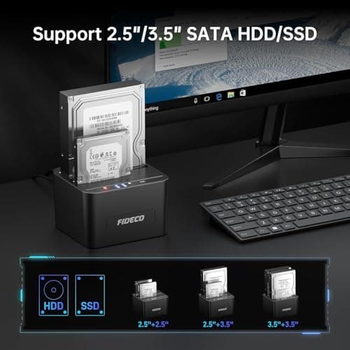 FIDECO Hard Drive Docking Station Review UK (2026) - The Honest Verdict