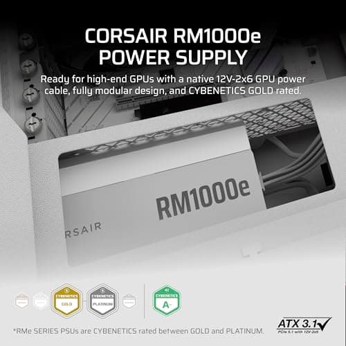 CORSAIR RM1000e PSU Review: Silent, ATX 3.1 Ready
