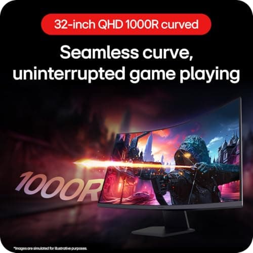 LG UltraGear Curved Gaming Monitor 32GS60QC Review UK 2026