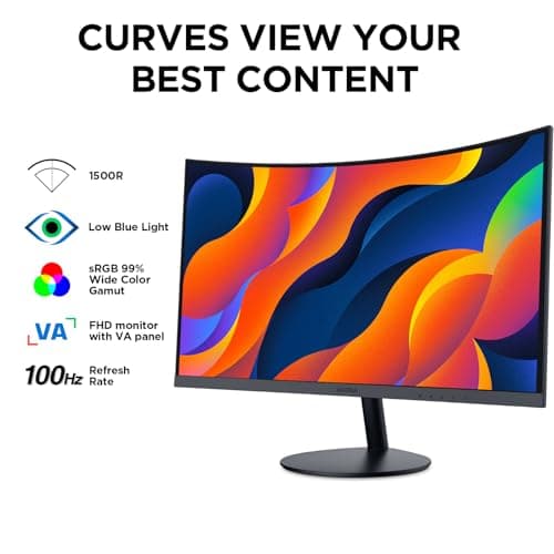 KOORUI 24 Inch Curved Computer Monitor- Review UK 2026