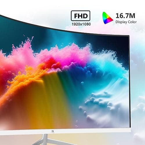 Z-Edge 24 Inch Curved Monitor Review: VA Panel, 75Hz, White Finish