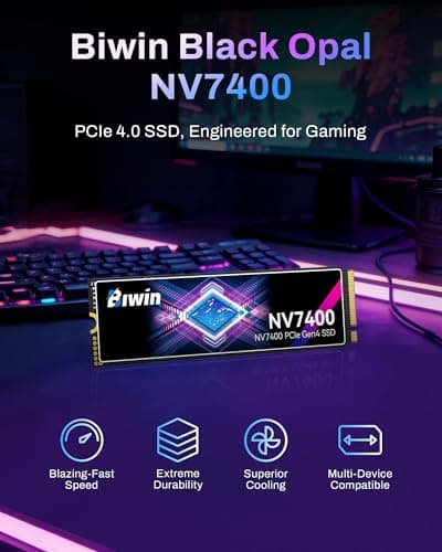BIWIN Black Opal NV7400 2TB Review: Budget Gen4 TLC NVMe Worth Buying?