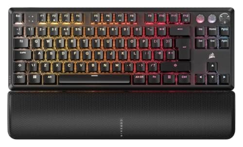 Corsair K70 PRO TKL RGB Tenkeyless Mechanical Wired Gaming Keyboard – Pre-Lubed Hall Effect MGX Hyperdrive Adjustable Switches, Simultaneous