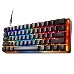 SteelSeries Apex 9 Mini - Mechanical Gaming Keyboard – Optical Switches – 2-Point Actuation – Compact Esports Mini 60% Form Factor – Hotswappable Switches - English QWERTY Layout