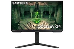 Samsung Odyssey G4B LS25BG400EU Gaming Monitor 25 Inch IPS Panel Full HD Resolution AMD FreeSync Premium G-Sync Compatible 1ms (G/G) Response Time 240Hz Refresh Rate Black