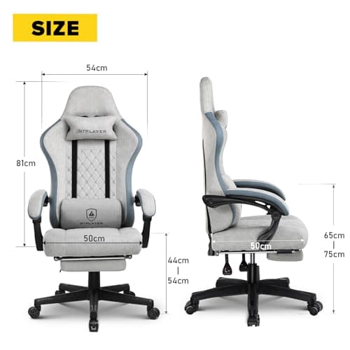GTPLAYER Gaming Chair Footrest Ergonomic Review UK 2026 - Comfort, Build & Value