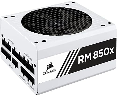 Corsair RMX White Series (2018), RM850x, 850 Watt, 80+ Gold Certified, Fully Modular Power Supply - White, 80 PLUS Gold (CP-9020188-NA)