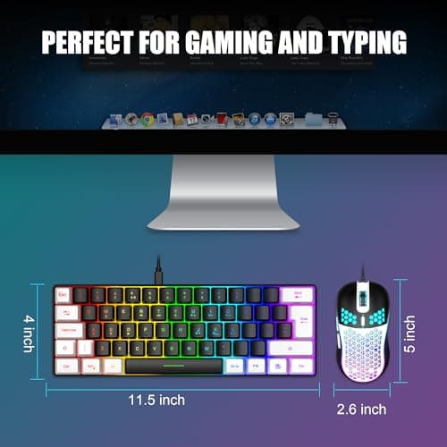 RedThunder 60% RGB Gaming Keyboard and Mouse Combo Review 2026