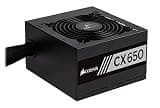 Corsair CP-9020122-UK CX Series 650 W CX650 ATX/EPS 80 PLUS Bronze 650W Power Supply Unit - Black