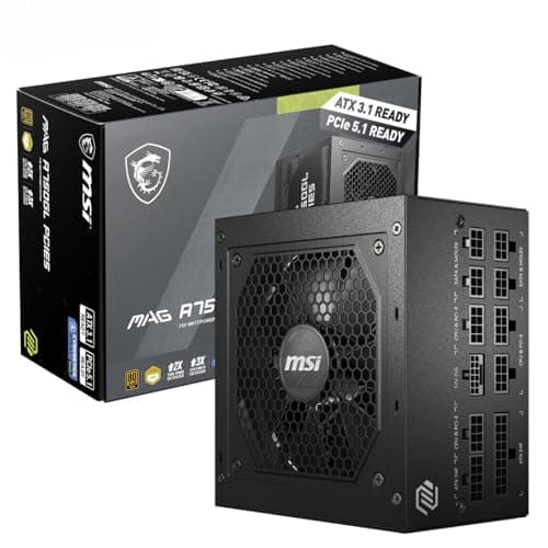 MSI MAG A750GL PCIE5 Power Supply Review UK 2026