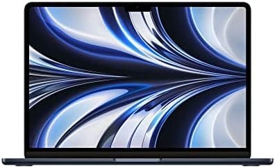 2022 Apple MacBook Air with Apple M2 chip (13.6-inch, 8GB RAM, 512GB SSD Storage) Midnight (Renewed)