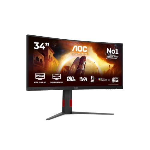 AOC CU34G4CA 34 inch UW-QHD Monitor Curved Review UK (2026) - Specs, Image Quality & Value