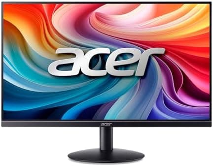 Acer SB242Y H1bi Professional Home Office Monitor 23.8" Full HD (1920 x 1080) | Ultra-Slim | Frameless | Up to 100Hz | 4ms (G to G) | Tilt | HDMI & VGA Ports | SB242Y H1bi