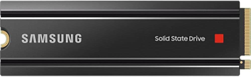 Samsung 980 PRO SSD with Heatsink 2TB PCIe Gen 4 NVMe M.2 Internal Solid State Hard Drive, Heat Control, Max Speed, PS5 Compatible, MZ-V8P2T0CW