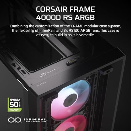 Corsair FRAME 4000D RS ARGB Case Review UK (2026) - Build